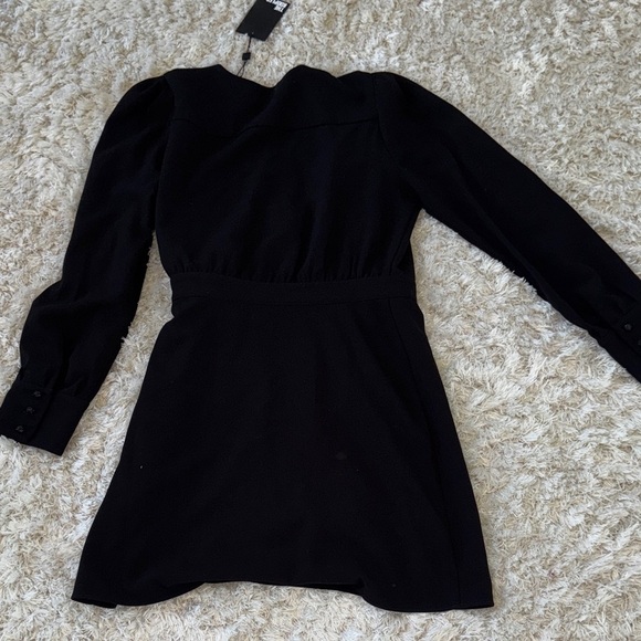 The Kooples Black Long Sleeve Dress us size 6/8 (kooples fr size 3)NEW - Picture 7 of 9